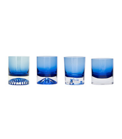 Solid Colored Heavy Base Whisky Glass